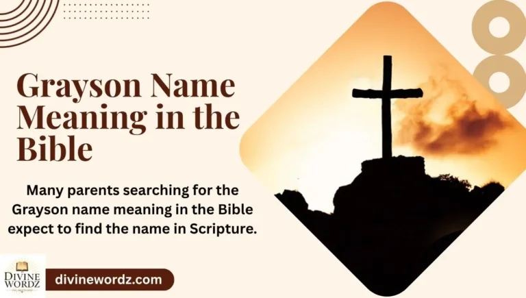 Grayson Name Meaning in the Bible