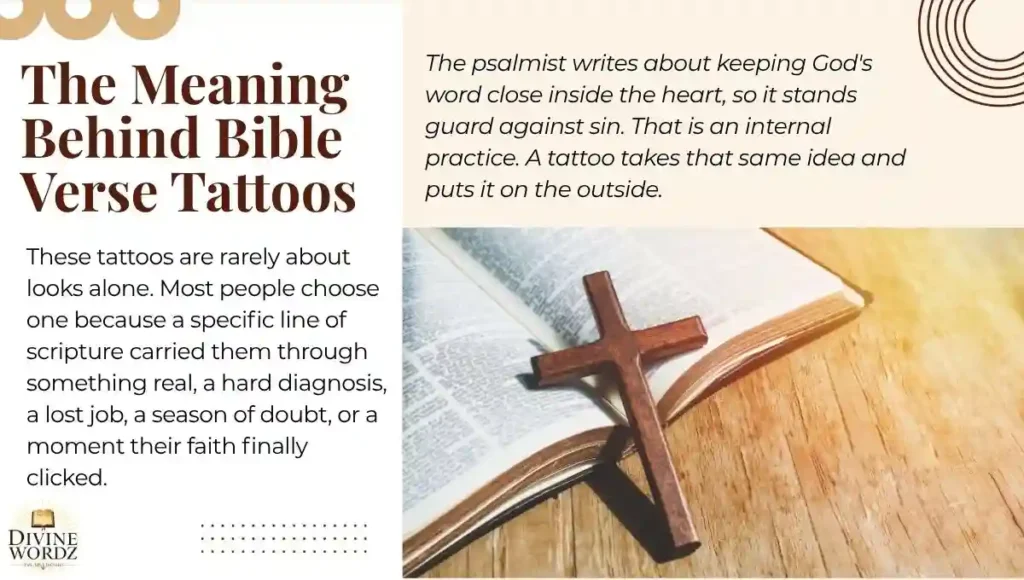 The Meaning Behind Bible Verse Tattoos