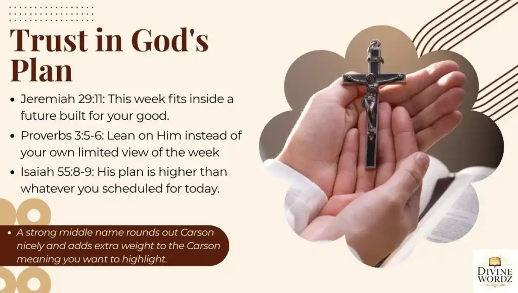 Trust in God's Plan