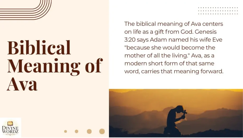 Biblical Meaning of Ava
