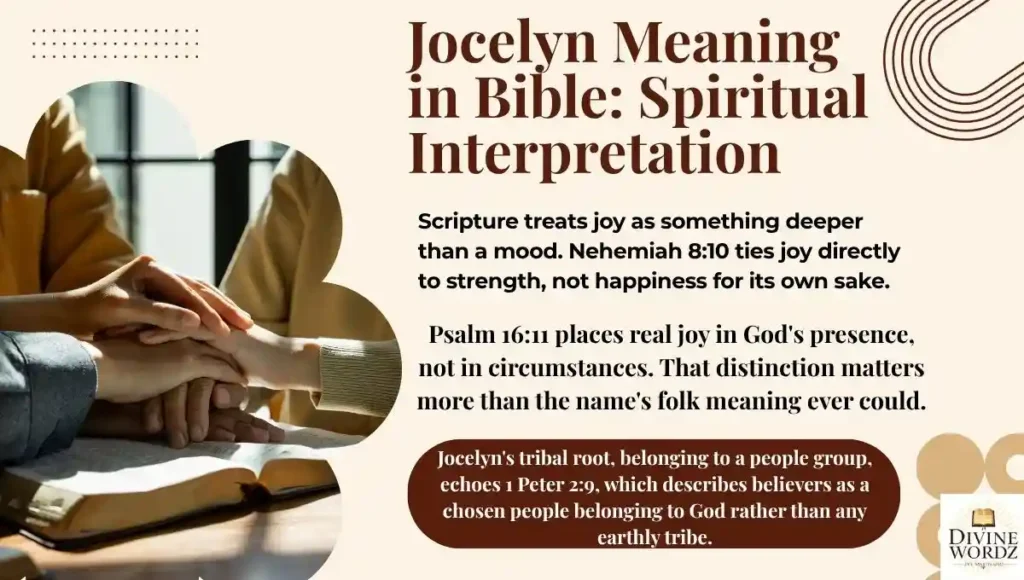 Jocelyn Meaning in Bible: Spiritual Interpretation