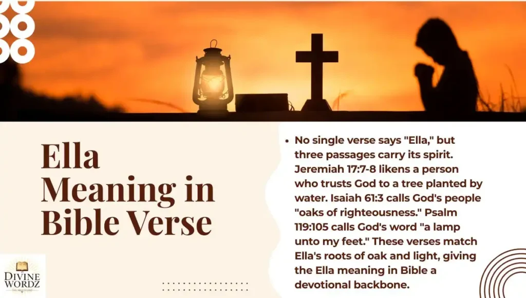 Ella Meaning in Bible Verse
