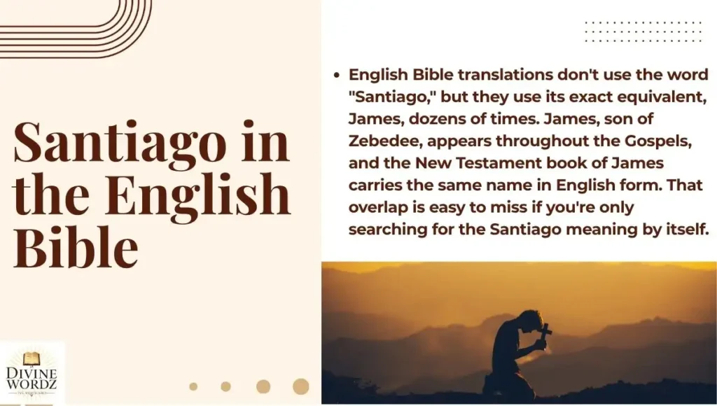 Santiago in the English Bible