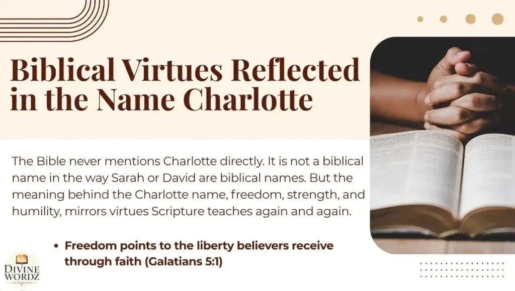 Biblical Virtues Reflected in the Name Charlotte