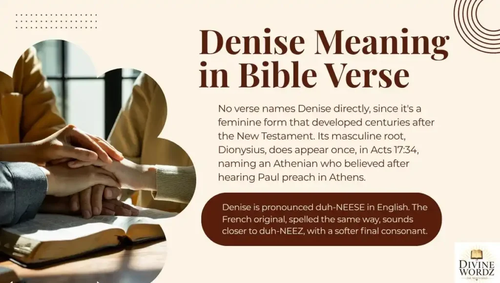 Denise Meaning in Bible Verse