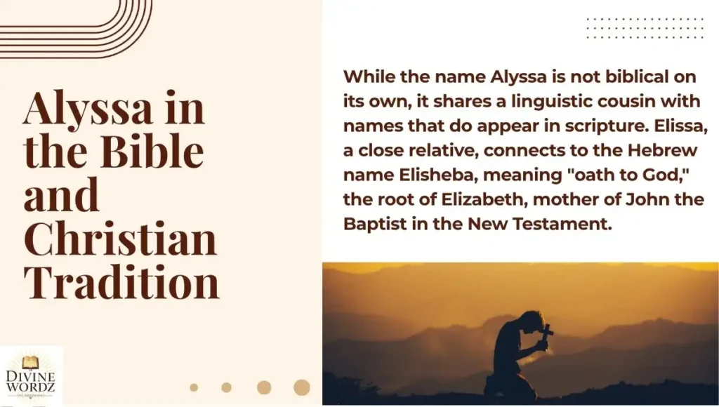 Alyssa in the Bible and Christian Tradition