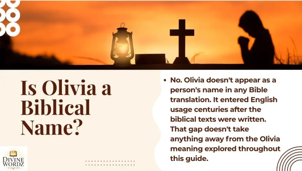 Is Olivia a Biblical Name?