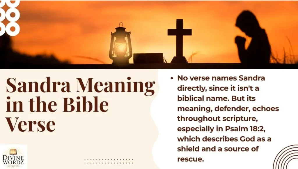 Sandra Meaning in the Bible Verse