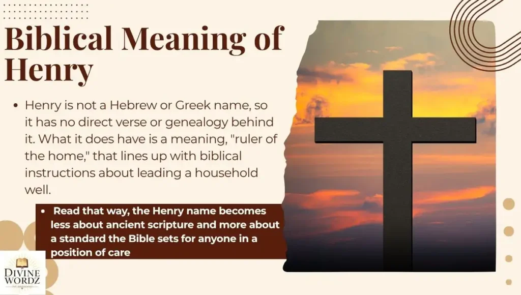 Biblical Meaning of Henry