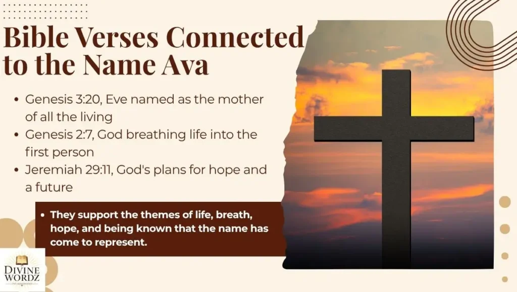 Bible Verses Connected to the Name Ava