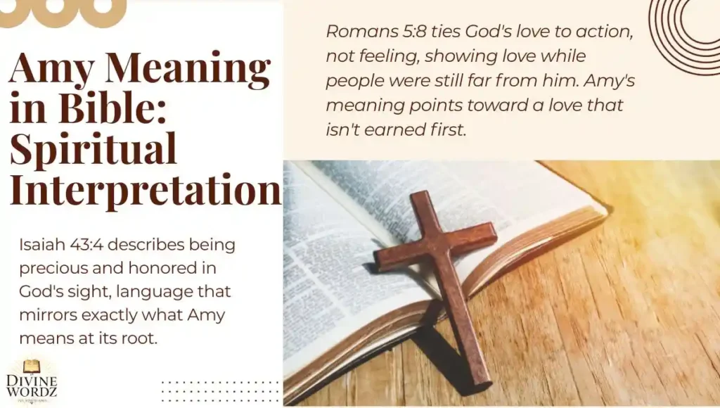 Amy Meaning in Bible: Spiritual Interpretation
