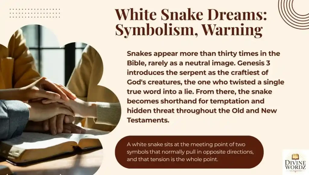 White Snake Dreams: Symbolism, Warning, and Spiritual Discernment
