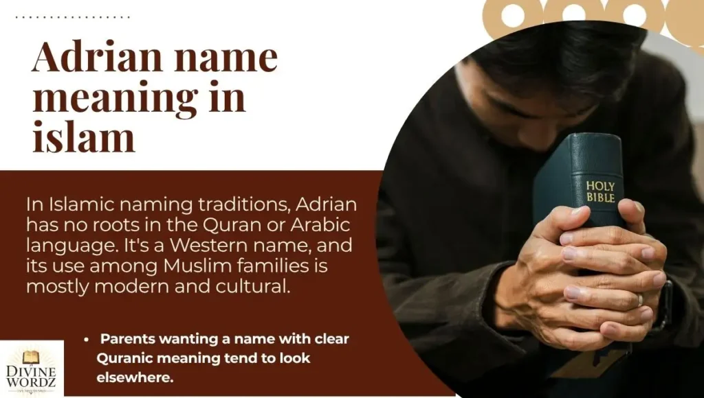 Adrian name meaning in Islam