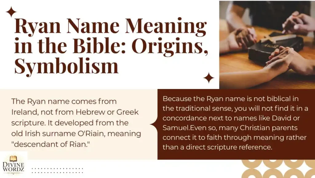 Ryan Name Meaning in the Bible: Origins, Symbolism, and Faith Insights