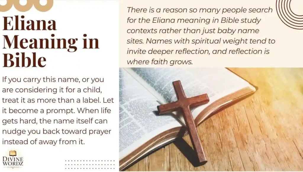Eliana Meaning in Bible and Faith Growth