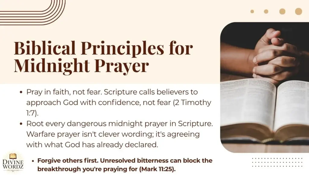 Biblical Principles for Midnight Prayer