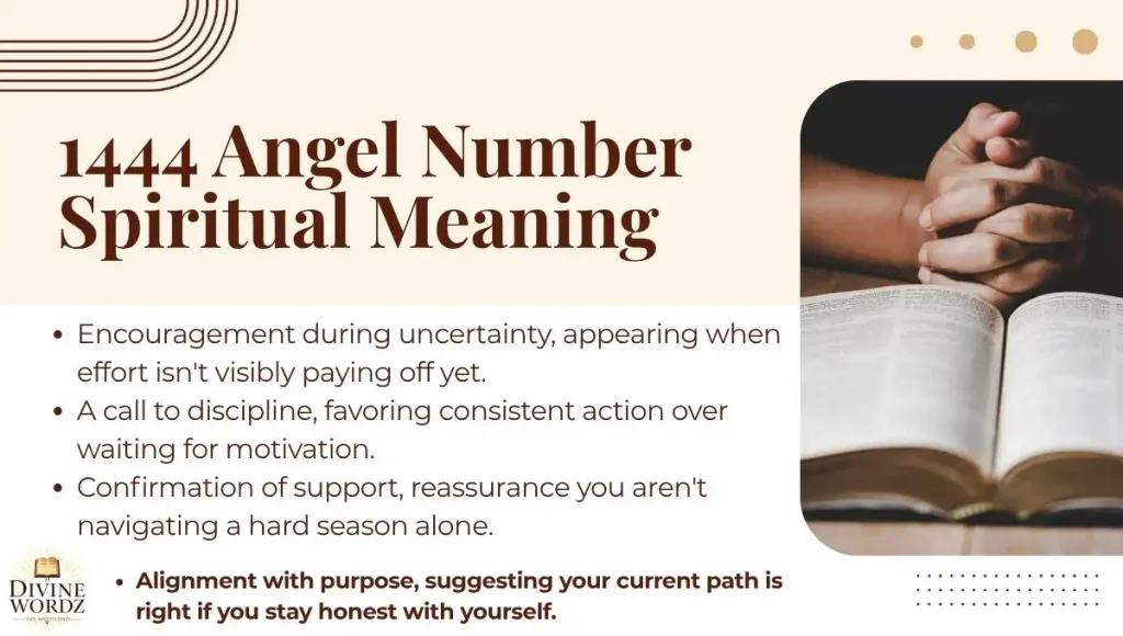 1444 Angel Number Spiritual Meaning