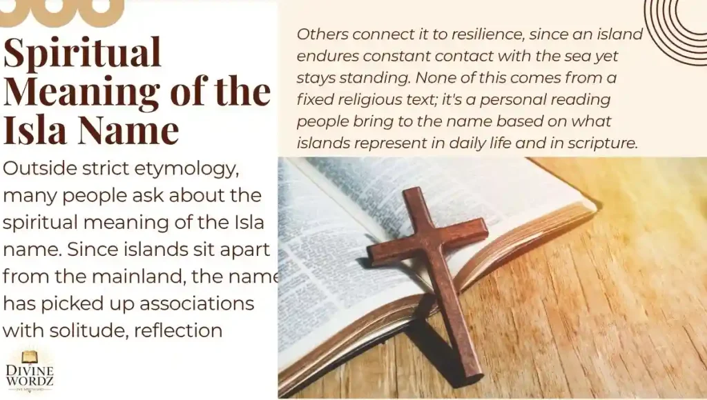 What is the Spiritual Meaning of the Isla Name