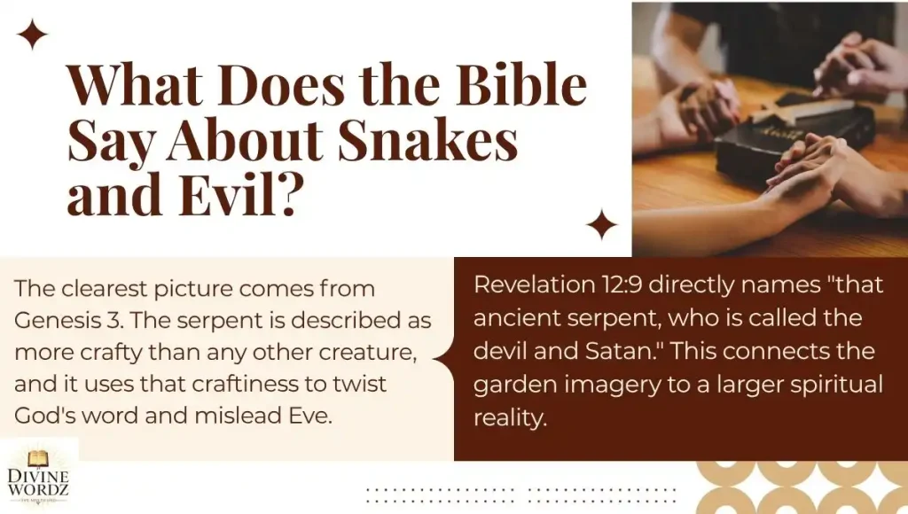 What Does the Bible Say About Snakes and Evil?