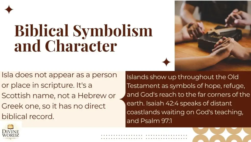 Biblical Symbolism and Character Traits of Isla