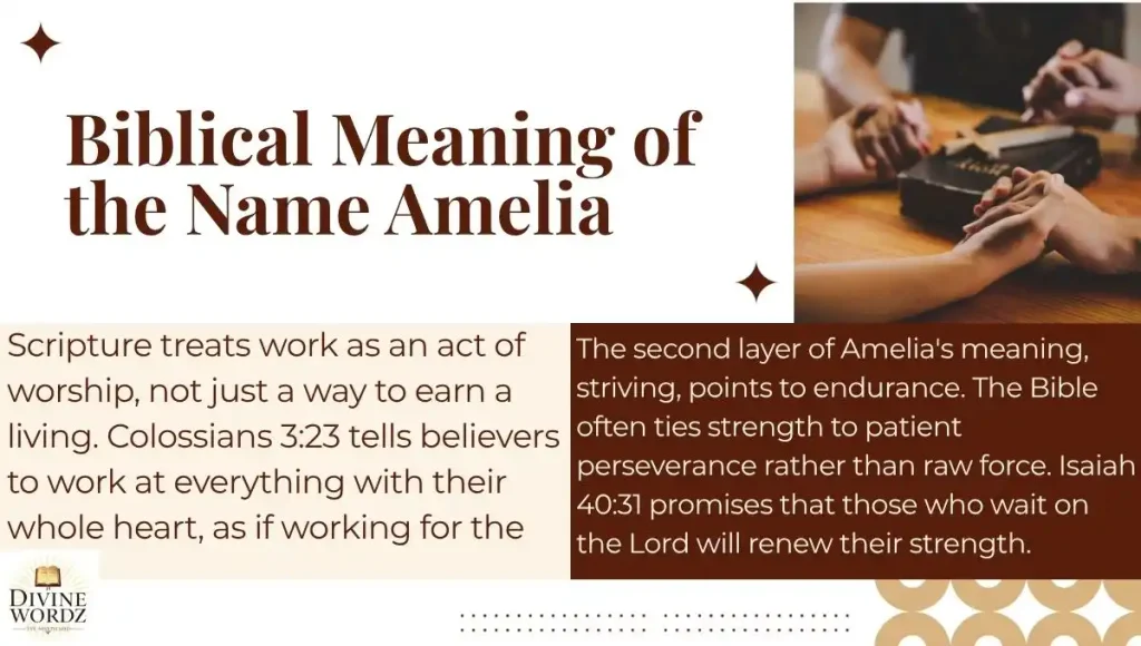 Biblical Meaning of the Name Amelia: 3 Powerful Truths