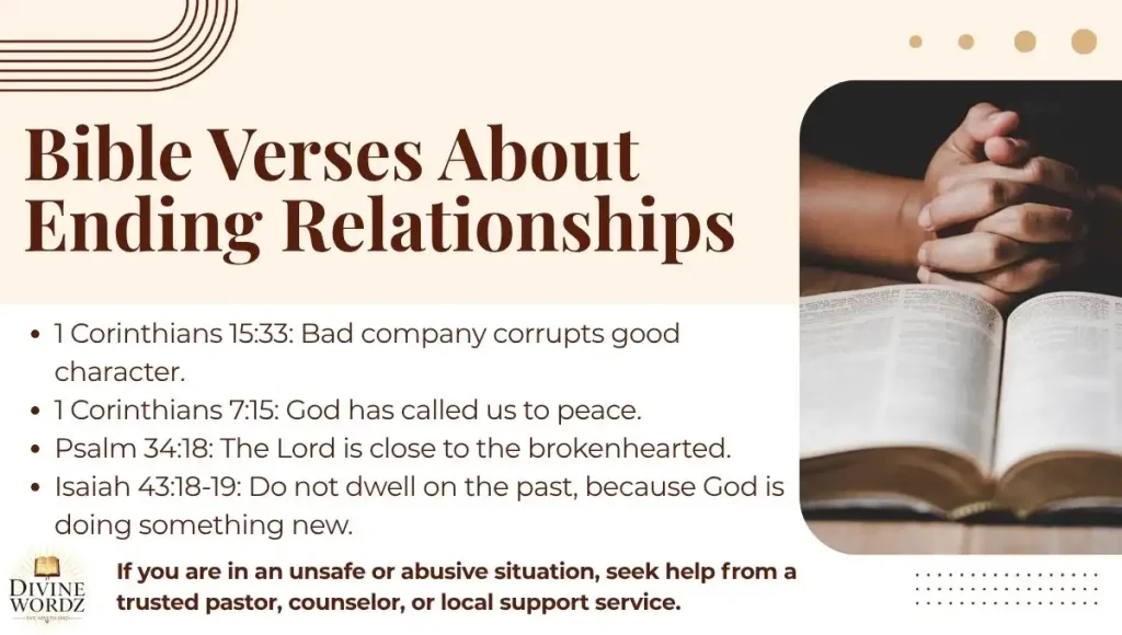 Bible Verses About Ending Relationships