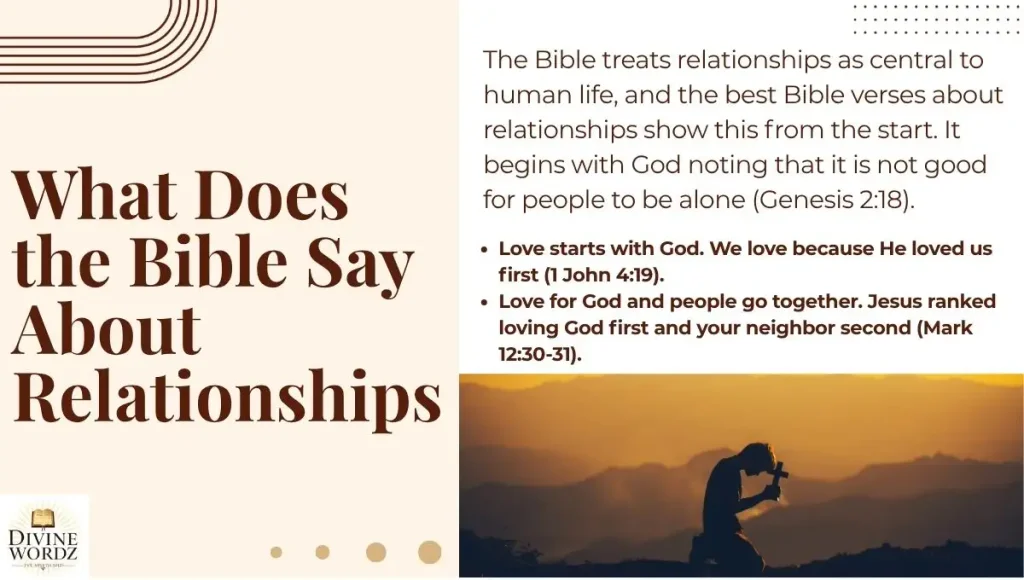 What Does the Bible Say About Relationships