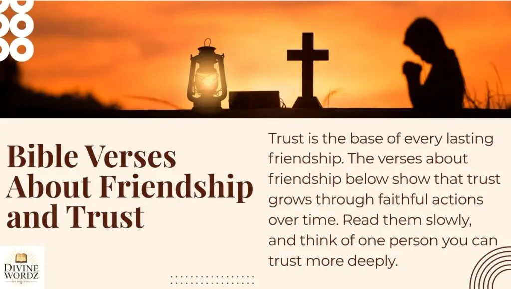 Bible Verses About Friendship and Trust