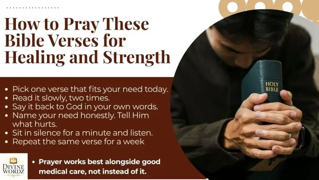 How to Pray These Bible Verses for Healing and Strength