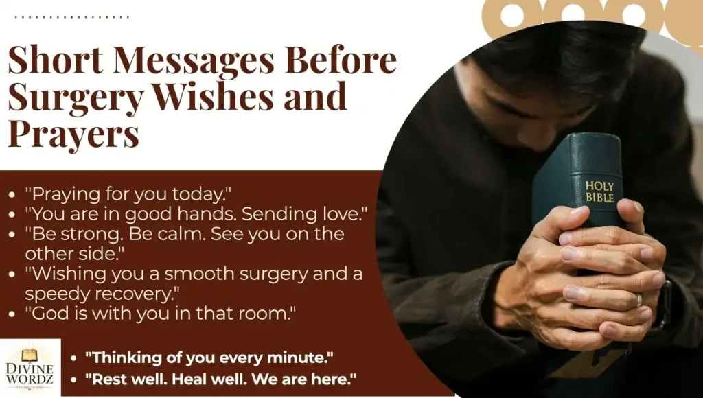Short Messages Before Surgery Wishes and Prayers